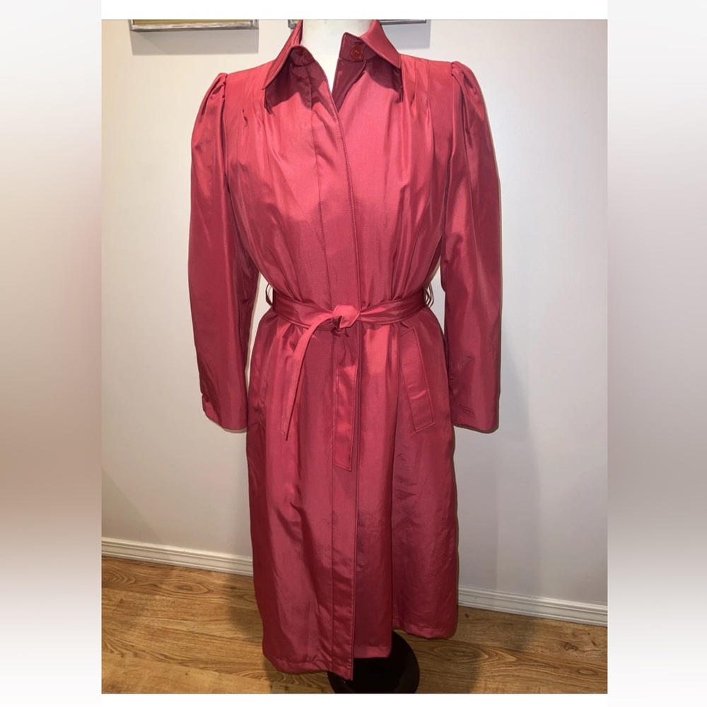 London Fog maincoat belted Coat nwot vintage 80’s